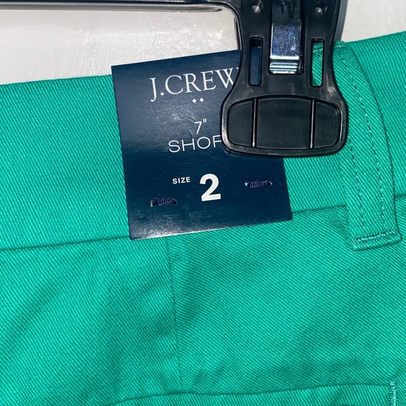 J. Crew NWT 7” chino short size 2 green - Picture 10 of 12